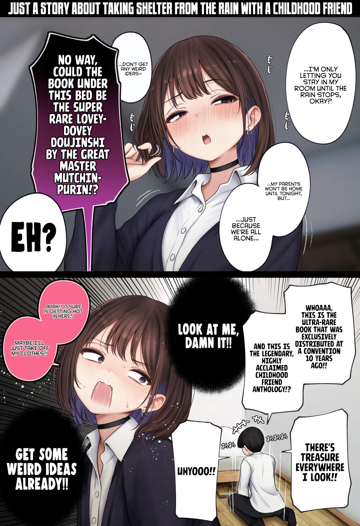 Hentai Manga Comic-The story of how my bedroom became my gyaru childhood friend's fuck-room: onsen ryokan book-Read-91